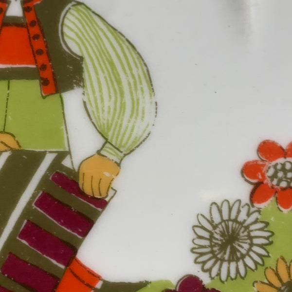 Vintage Design Snack Set Folklore von Turi Gramstad Oliver für Figgjo Flint