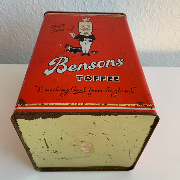 Vintage Blechdose Royal Fruit Drops von Bensons Toffee