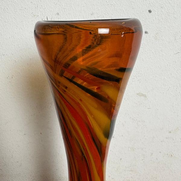 Vintage Design Glas Vase von Aseda