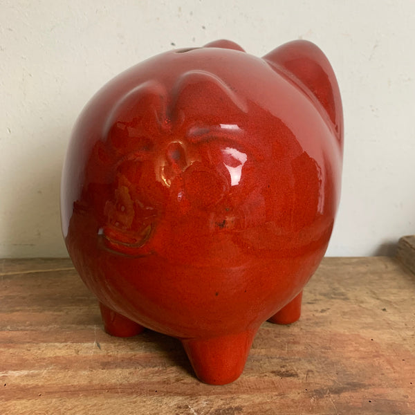 Vintage Keramik Sparschwein von Scheurich 792