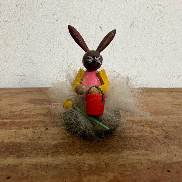 Holzfigur Osterhase von Steinbach Volkskunst