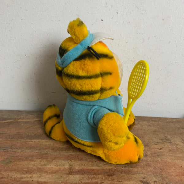 Vintage Figur Garfield Tennis
