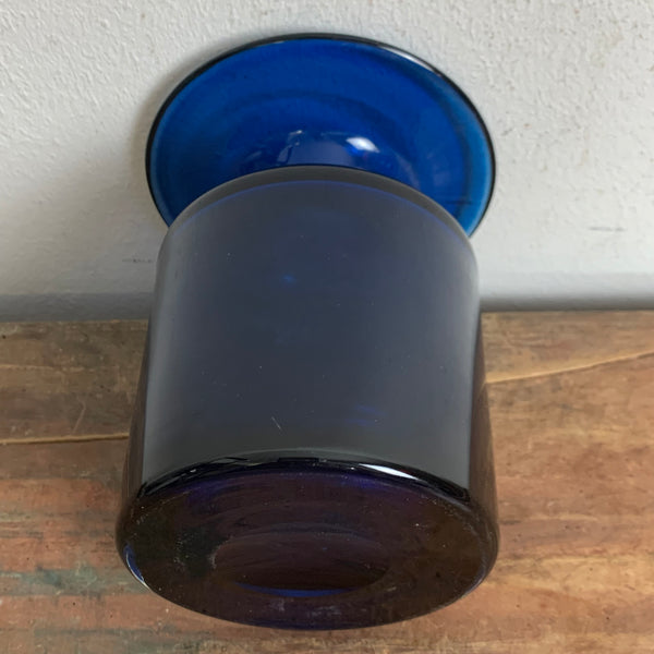 Vintage Glas Vase von Hans Theo Baumann für Gral Glas