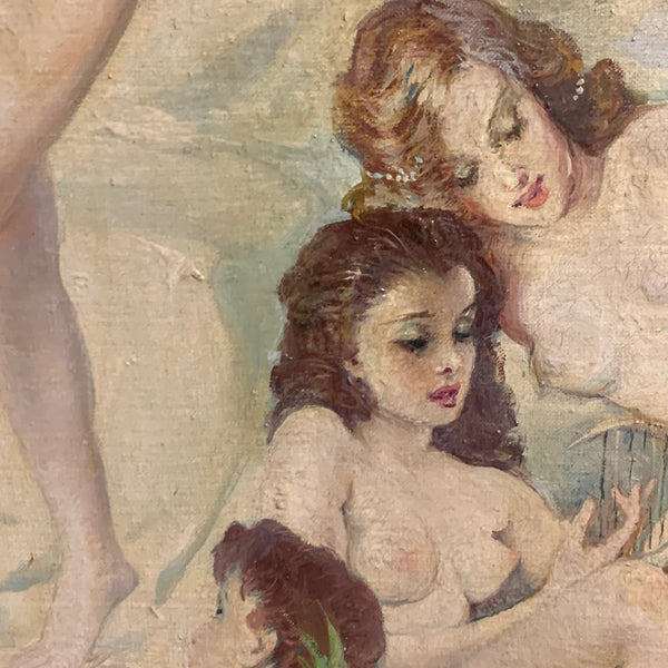 Ölgemälde Geburt der Venus von Mária Szánthó