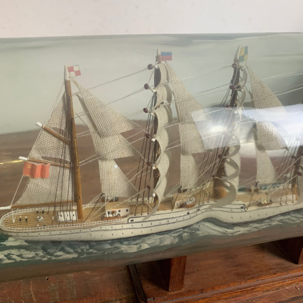 Buddelschiff Viermastbark Sedov