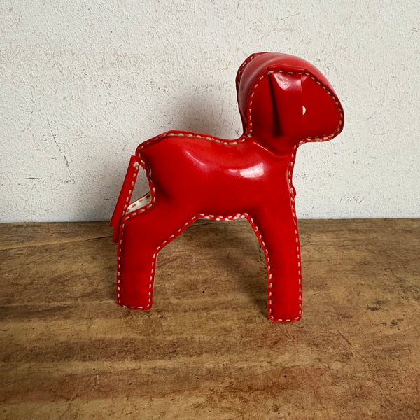 Vintage PVC Lamm Spielzeug Figur