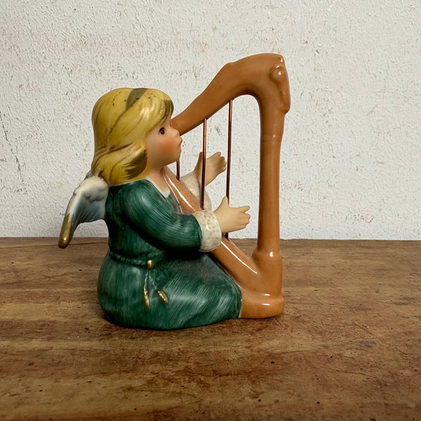 Vintage Engel mit Harfe Hummel Figur 41 079 von Goebe