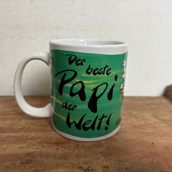 Kaffeebecher Tasse Diddl Der beste Papi der Welt Becher