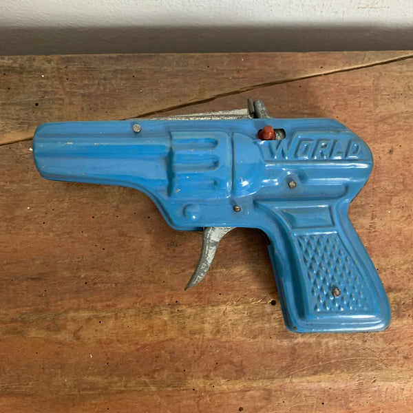 Vintage Spielzeugpistole Blechspielzeug