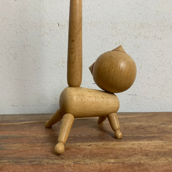 Vintage Mid Century Ringhalter Katze von Kay Bojesen