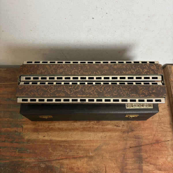 Vintage Mundharmonika Chromatica Bass von M. Hohner