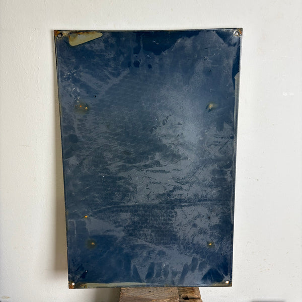 Emaille Schild Bauhaus Kaiser Idell Leuchten für Büro und Werkstatt