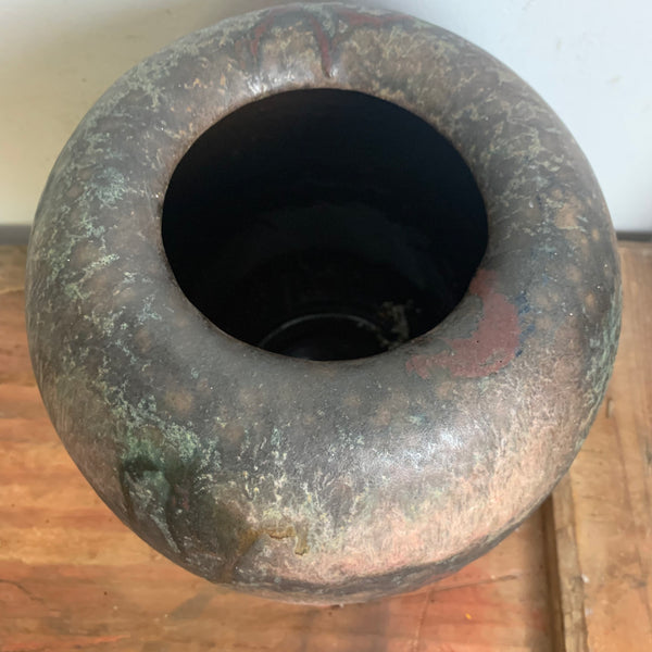 Vintage Keramik Vase von Kurt Tschörner für Ruscha Art 802-3
