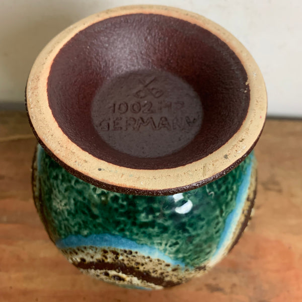 Vintage Fat Lava Keramik Vase von Dümler und Breiden 1000 / 17