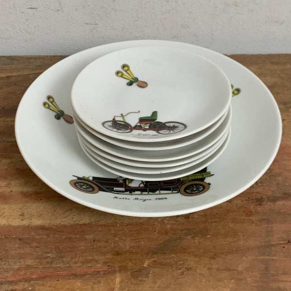 Vintage Mid Century Konfekt Schalen Set Oldtimer von Winterling