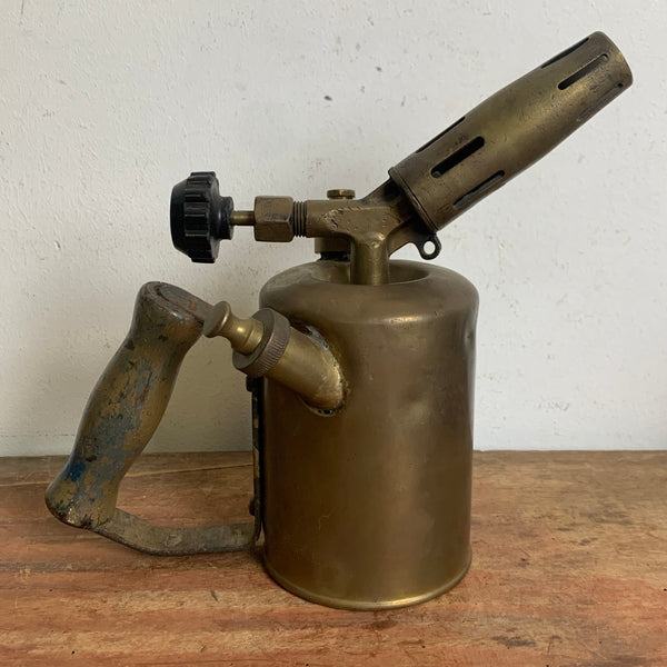 Antike Benzin Lötlampe von Kunze