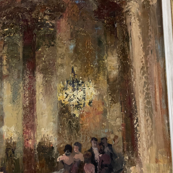 Ölgemälde Opernball von Ludwig Gschossmann