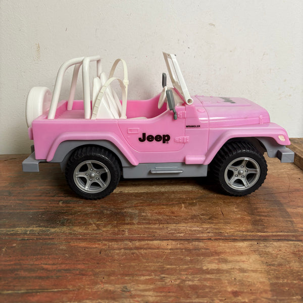 Vintage Barbie Pink Wrangler Jeep von Mattel