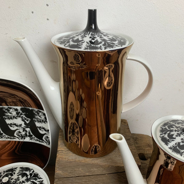 Kaffeeservice und Mokkaservice Hilton von Björn Wiinblad für Rosenthal