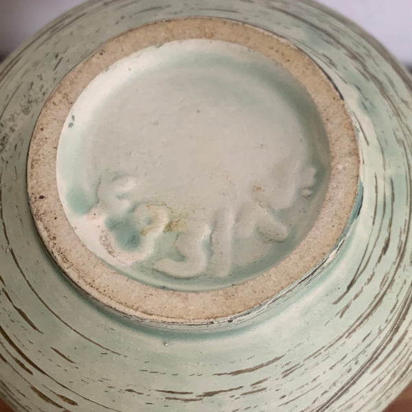 Vintage Keramik Vase von Überlacker 493 / 14