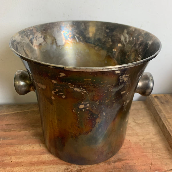 Vintage Champagnerkühler versilbert