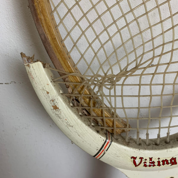 Vintage Holz Tennisschläger Viking