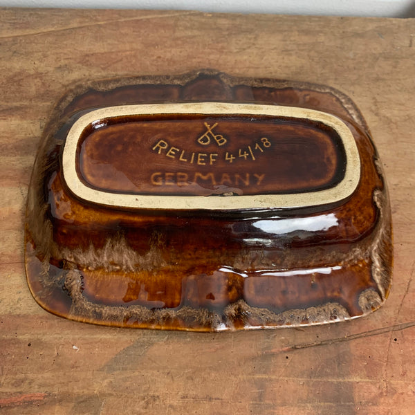 Vintage Keramik Aschenbecher von Dümler und Breiden Relief 44-18