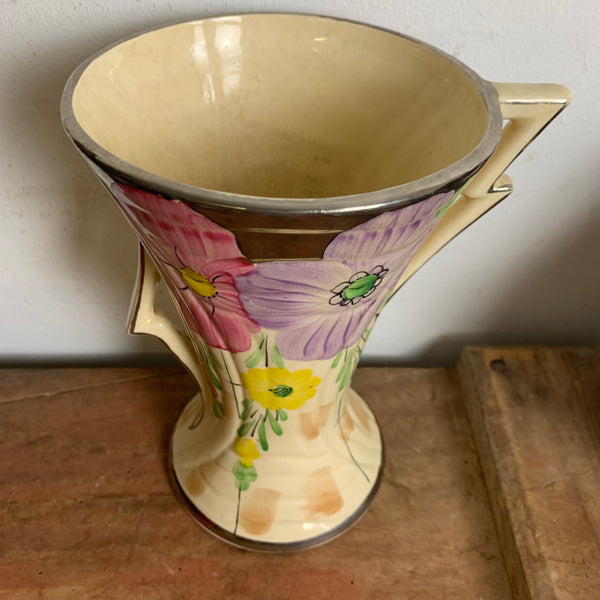 Englische Art Deco Keramik Vase Athena von Arthur Wood