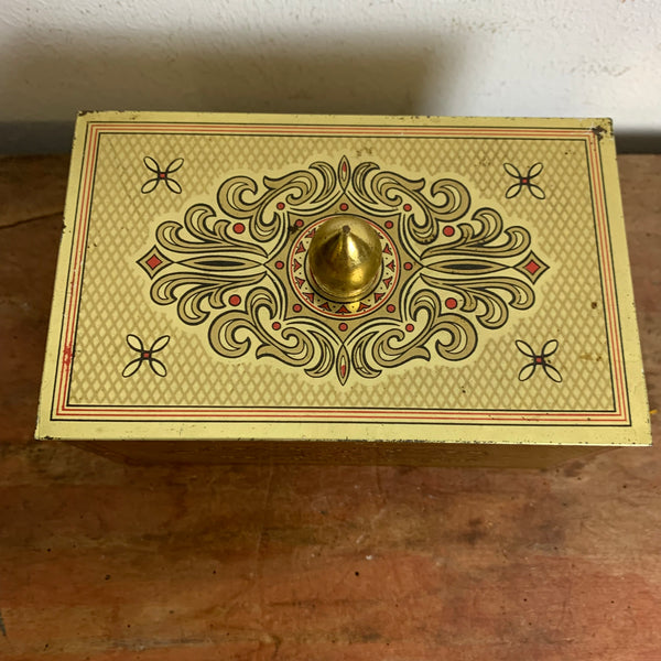 Vintage Blechdose Brücken Kaffee