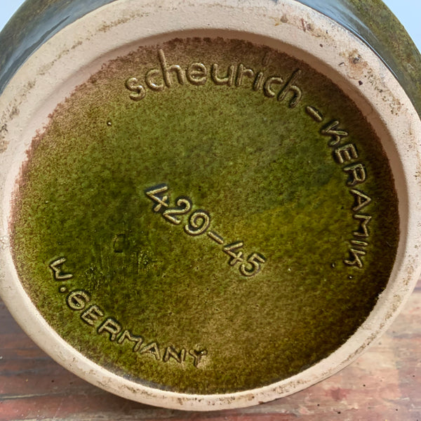 Vintage Keramik Vase Tundra von Scheurich 429-45