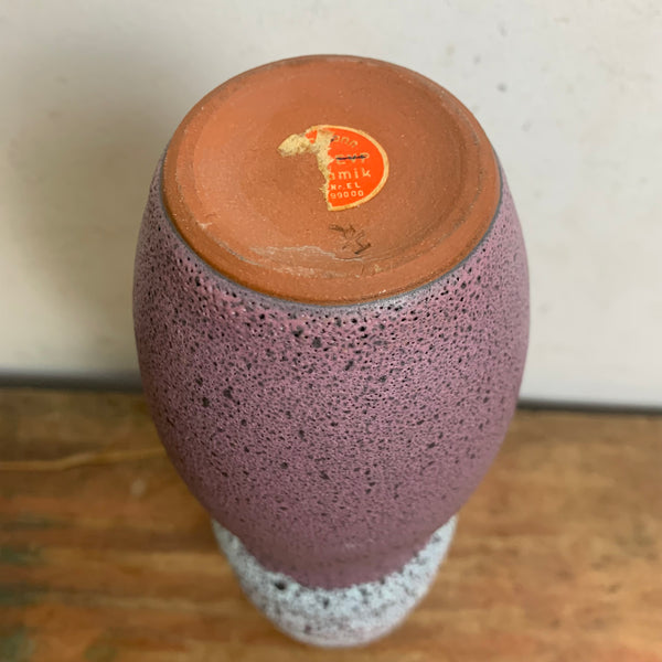 Vintage Keramik Vase von VEB Römhild Töpferei