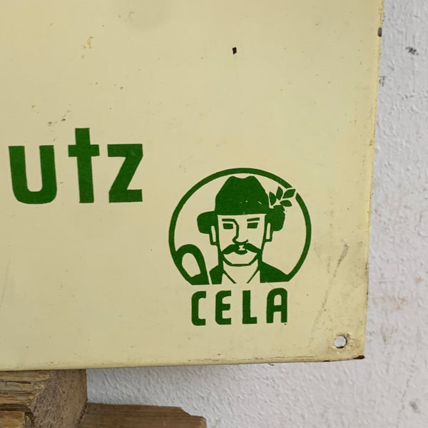 Vintage Blechschild Nexit Pflanzenschutz