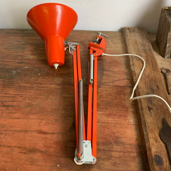 Vintage Arbeitsleuchte mit Gelenkarm