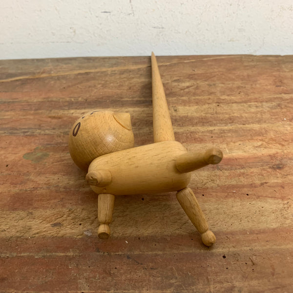 Vintage Mid Century Ringhalter Katze von Kay Bojesen