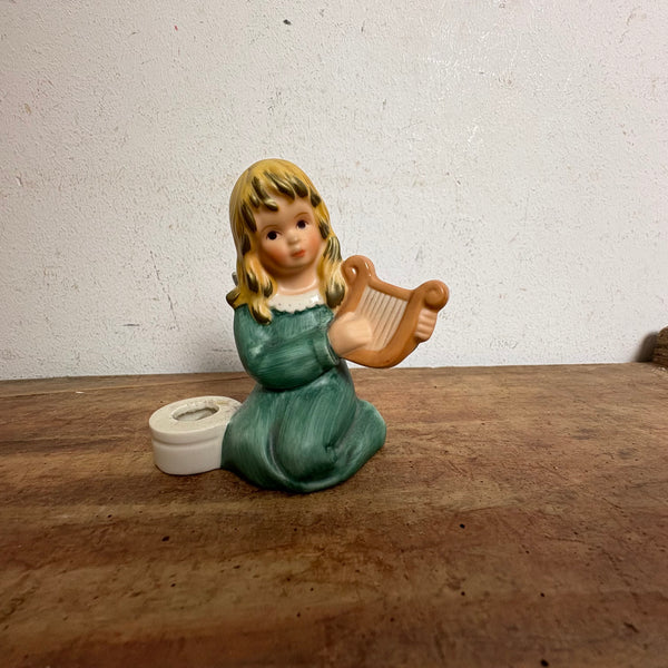 Vintage Engel mit Harfe Hummel Figur 41 004 von Goebel
