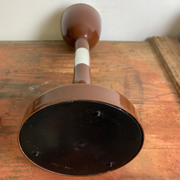 Italienischer Mid-Century Standaschenbecher braun