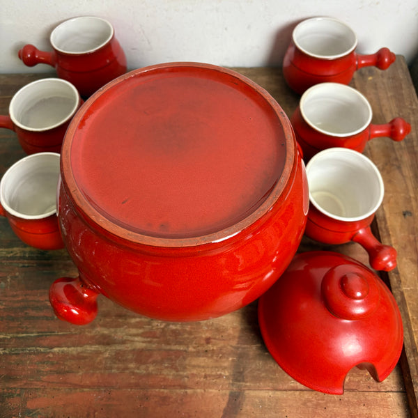 Vintage Keramik Bowle Service