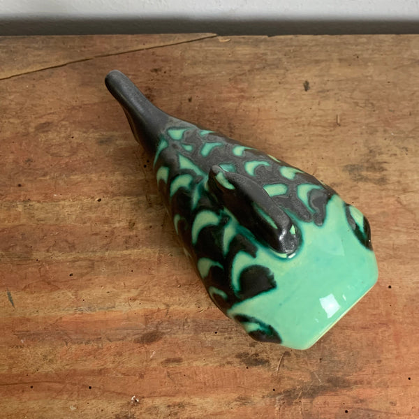 Mid Century Keramik Aschenbecher Fisch