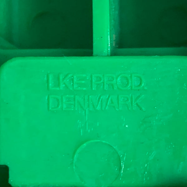 Vintage Gummi Auto Abschleppwagen von LKE Prod. Denmark