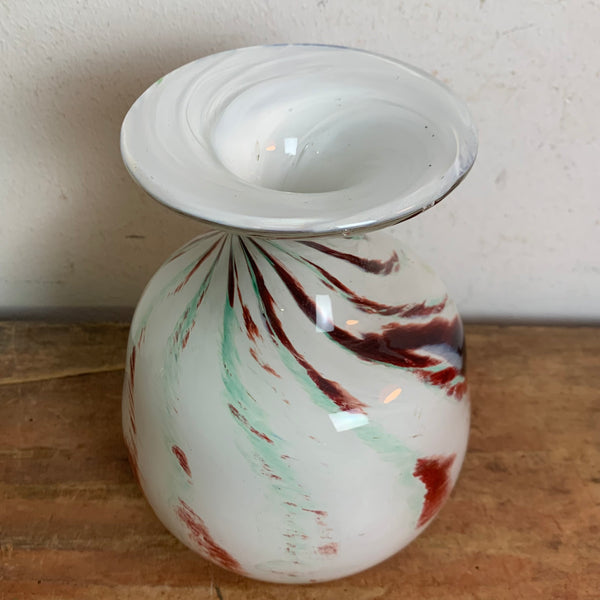 Opaline Florence Vase Vetreria Barieri
