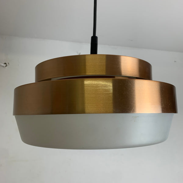 Vintage Mid Century Space Age Hängelampe im Stil von Jo Hammerborg