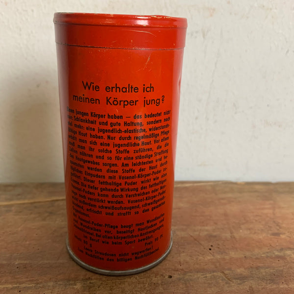 Vintage Blechdose Vasenol