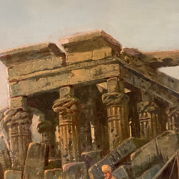 Ölgemälde Beduinenlager von Richard Tillmans