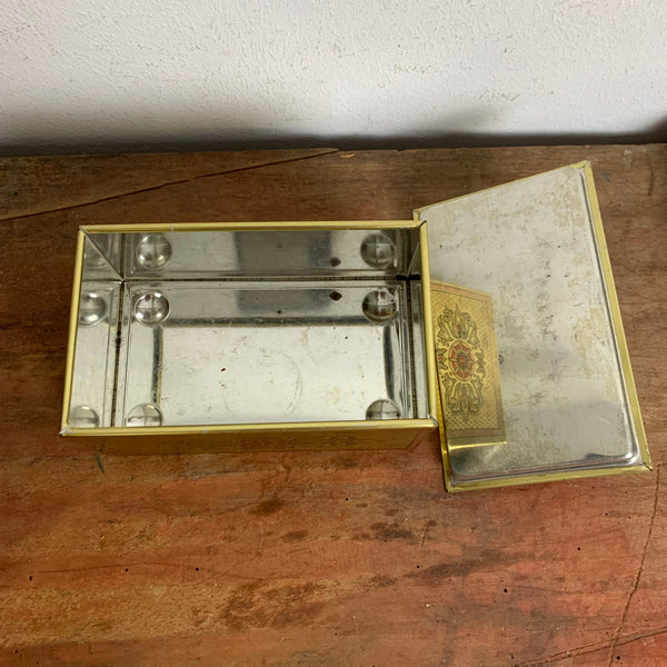 Vintage Blechdose Brücken Kaffee