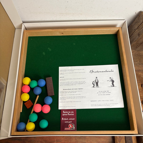 Kult Geschicklichkeitsspiel Bretonenboule von Franz-Josef Lamminger für ABACUSSPIELE