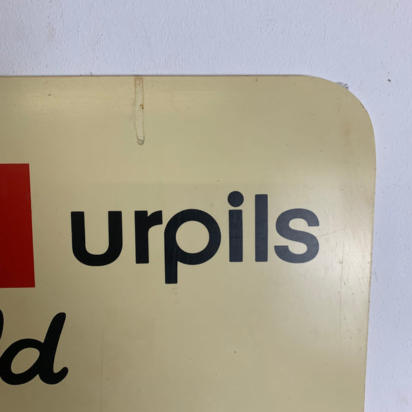 Vintage Werbetafel Allersheimer Urpils