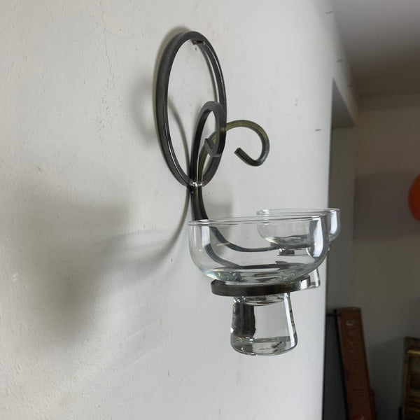 Vintage Wandkerzenhalter von Erik Höglund