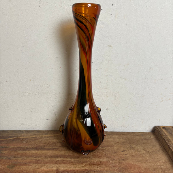 Vintage Design Glas Vase von Aseda