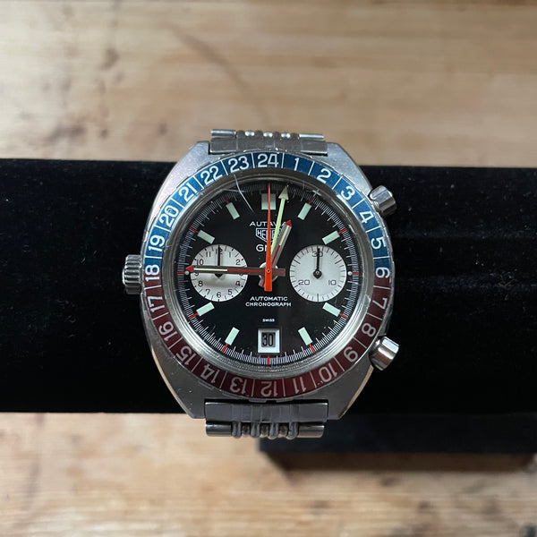 Heuer Autavia Ref. 1163 GMT Pepsi Vintage