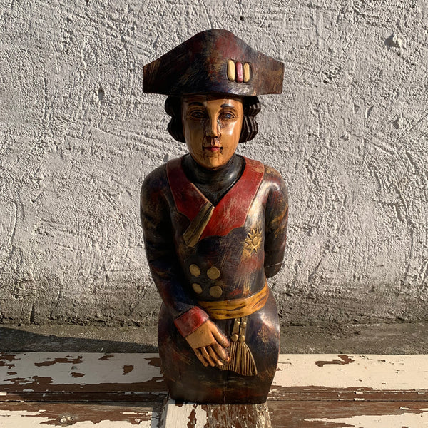 Holz Galionsfigur Admiral